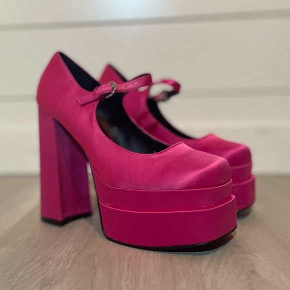 SOLD Call it spring pink platform heels - Picture 5 of 13
